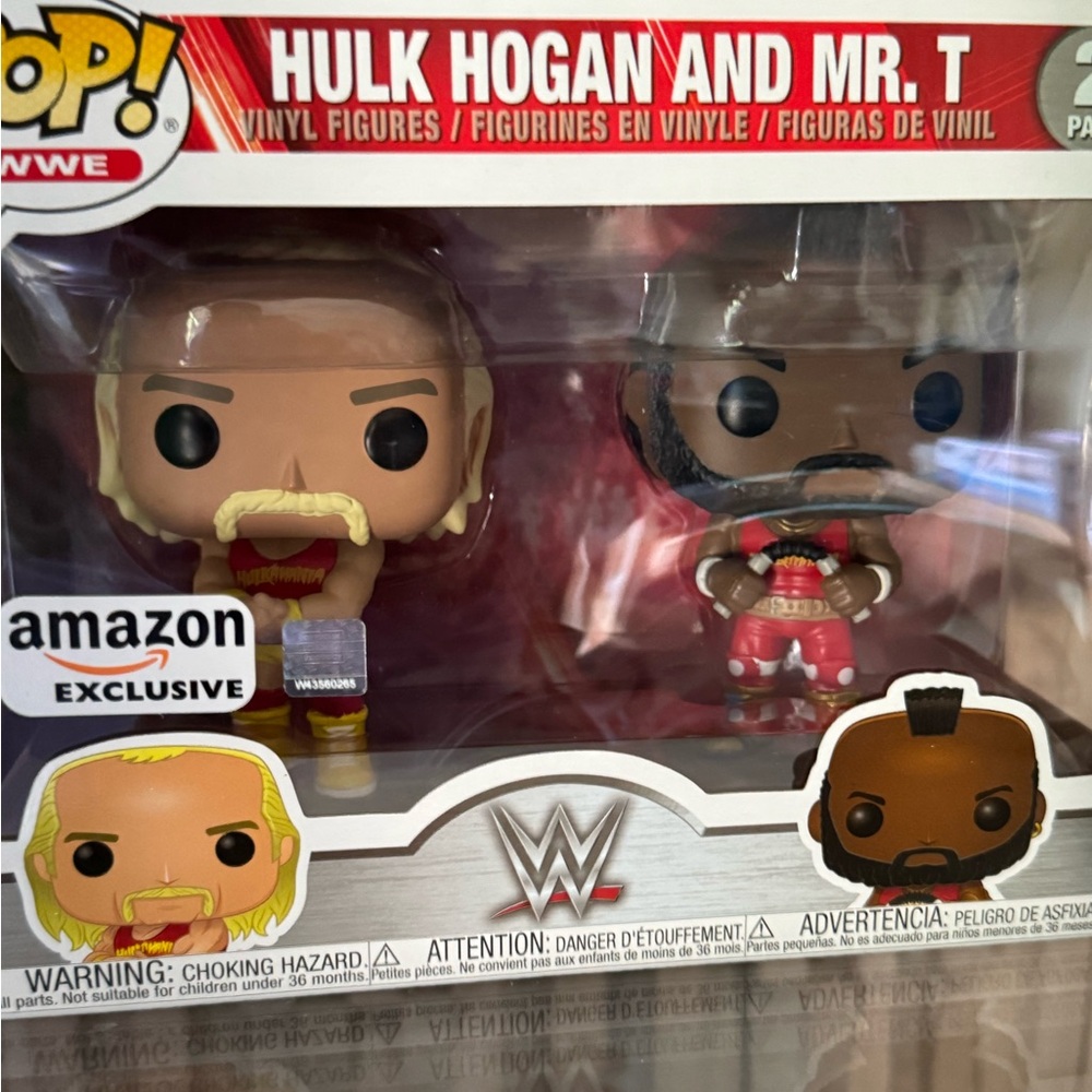 Funko Pop! WWE Hulk Hogan and Mr. T Vinyl Figures